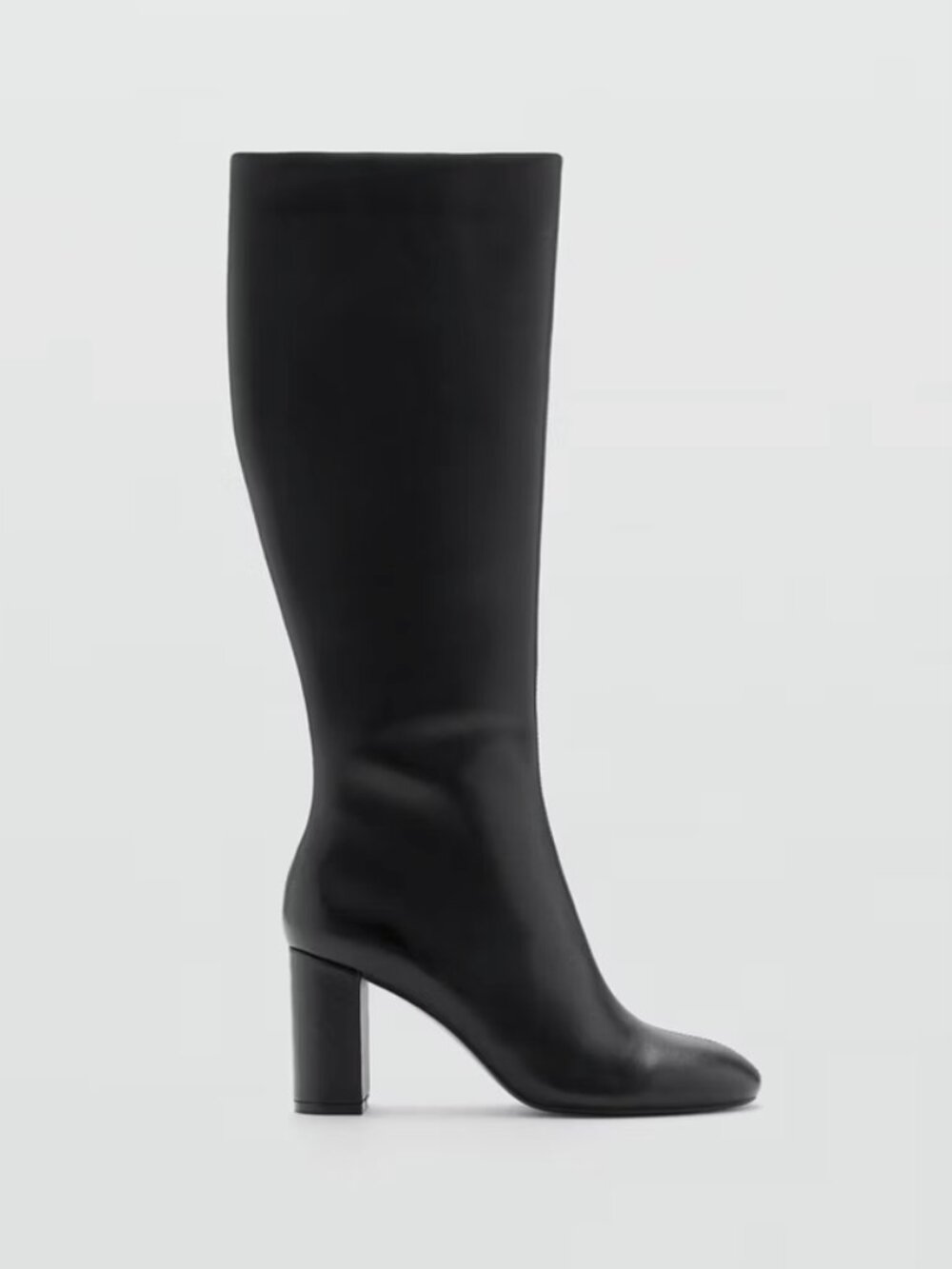 MANGO Harrison 100% Leather Tall Boots - Picture 4 of 15